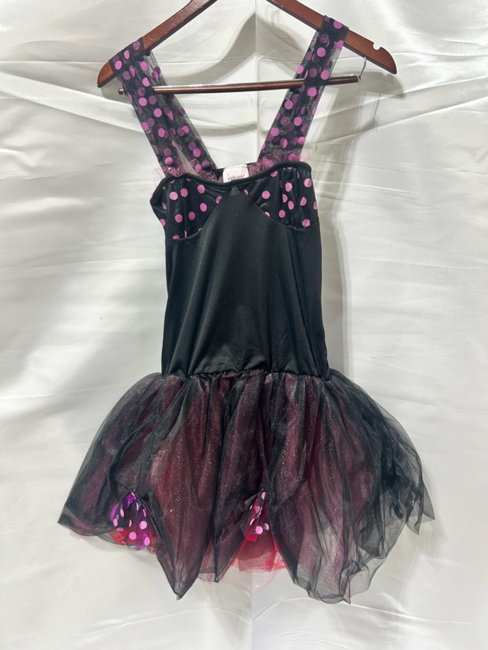 Rubie's 80s Diva Material Girl Black and Pink Costume Set | Women’s Size 10-12 - Picture 7 of 15